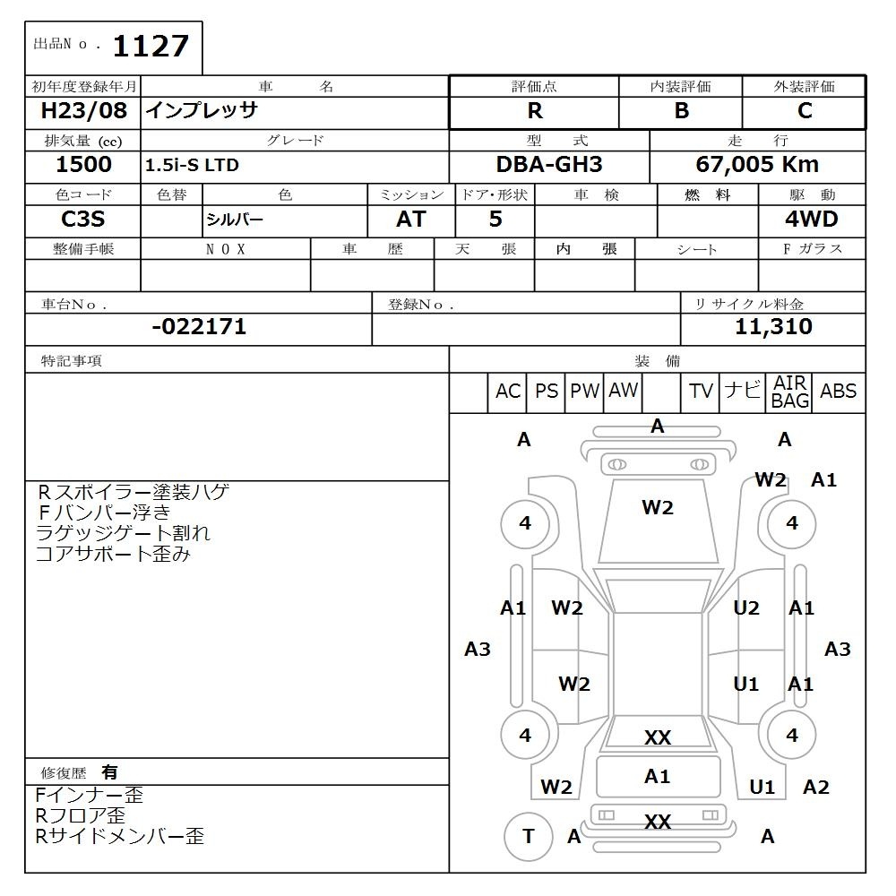 SUBARU IMPREZA