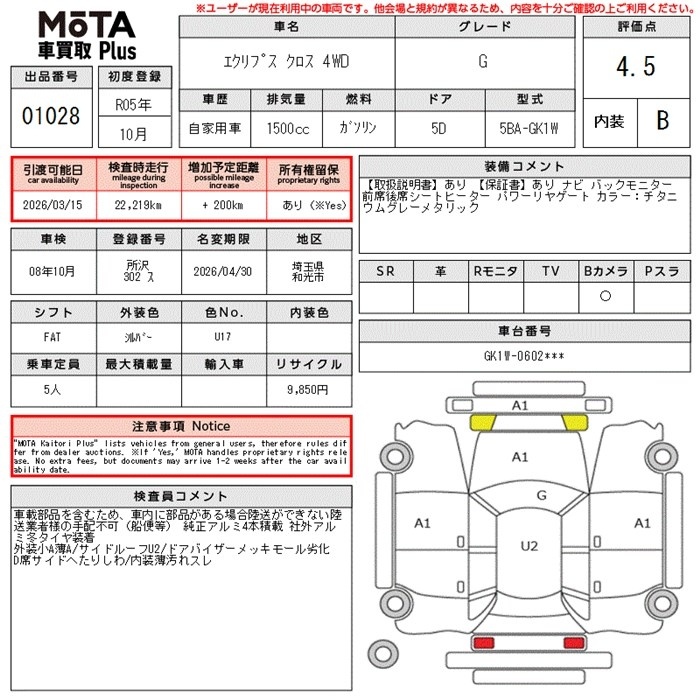 MITSUBISHI ECLIPSE CROSS