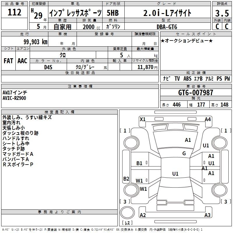 SUBARU IMPREZA