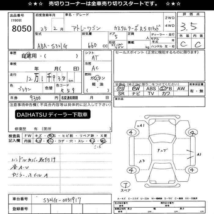 DAIHATSU ATRAI