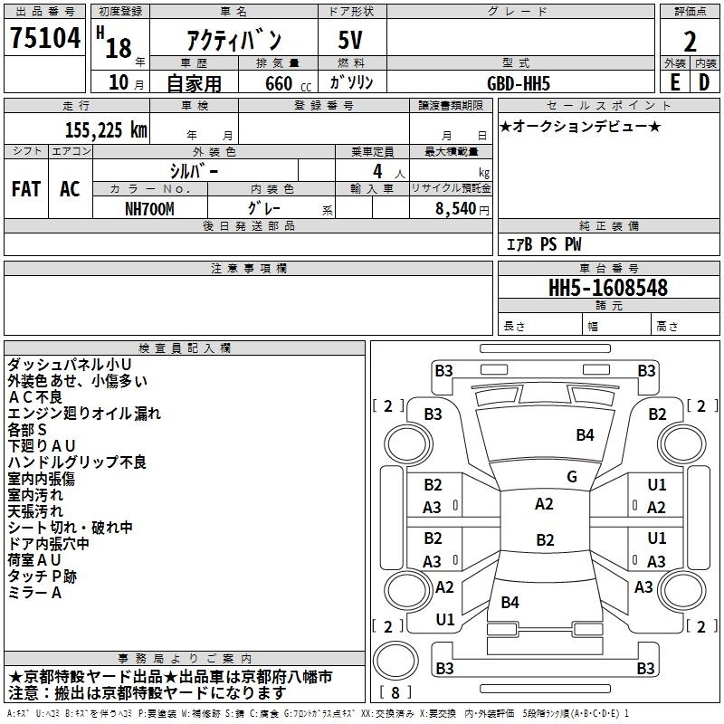 HONDA ACTY