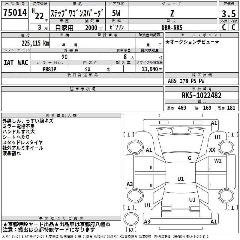 HONDA STEPWGN