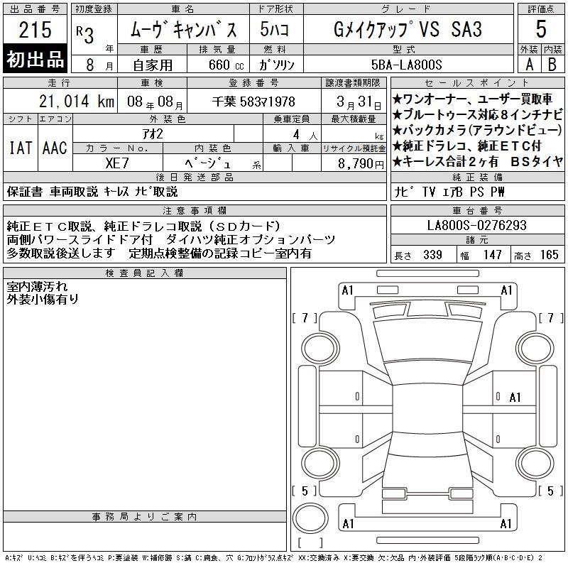 DAIHATSU MOVE CANBUS