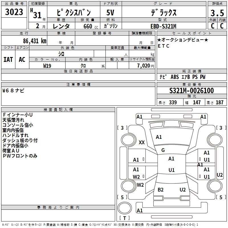 TOYOTA PIXIS VAN
