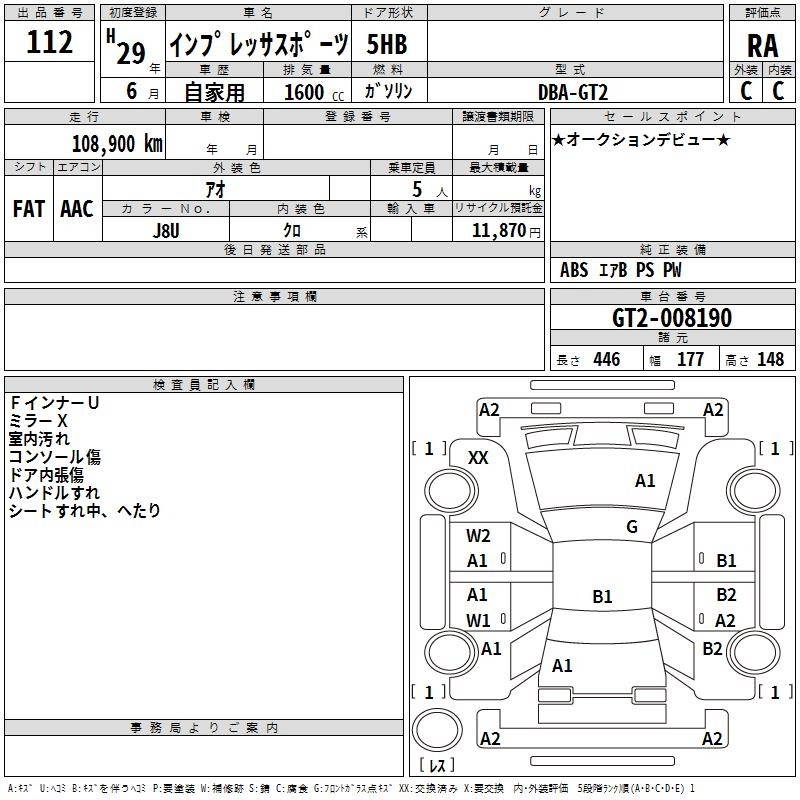 SUBARU IMPREZA