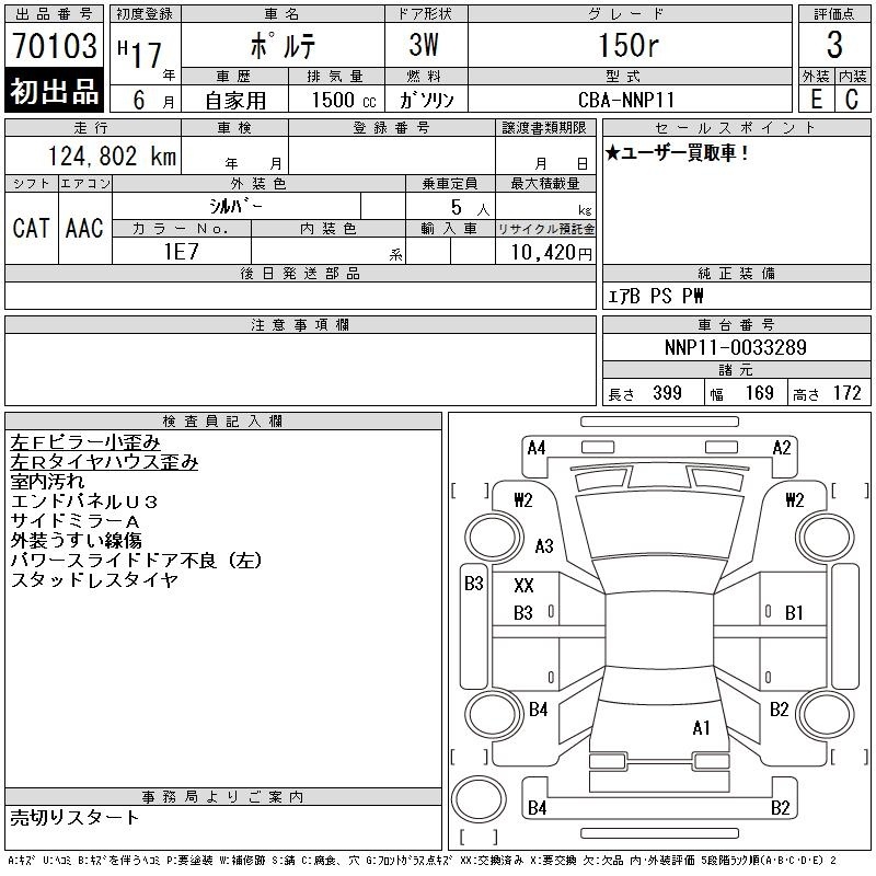TOYOTA PORTE