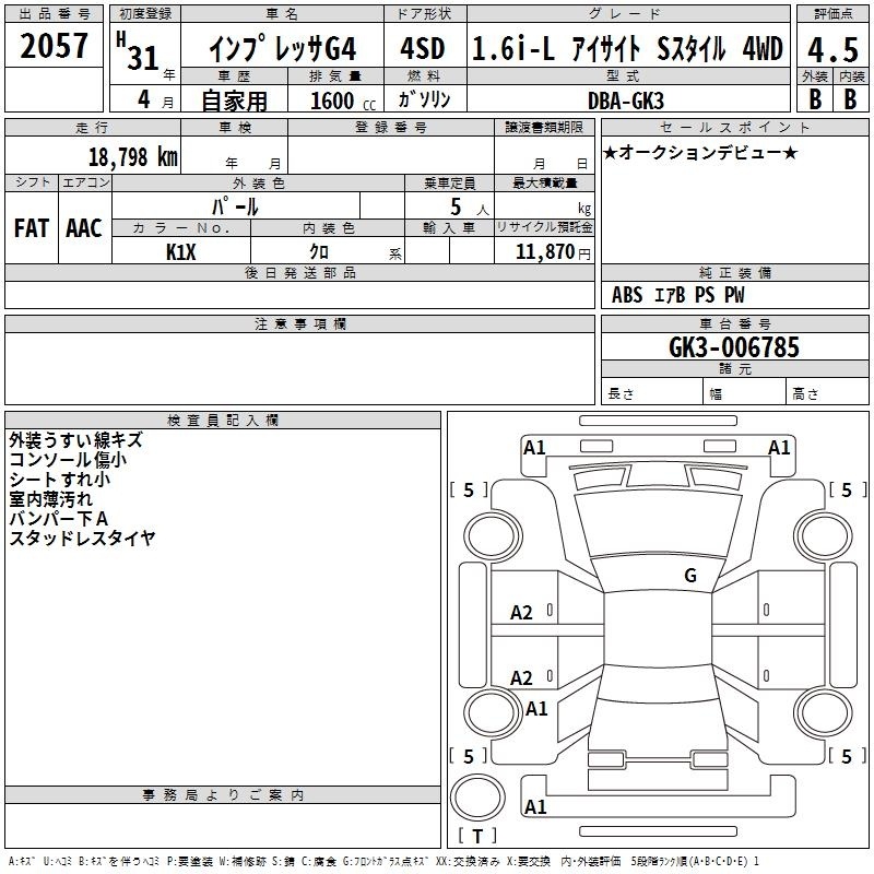 SUBARU IMPREZA