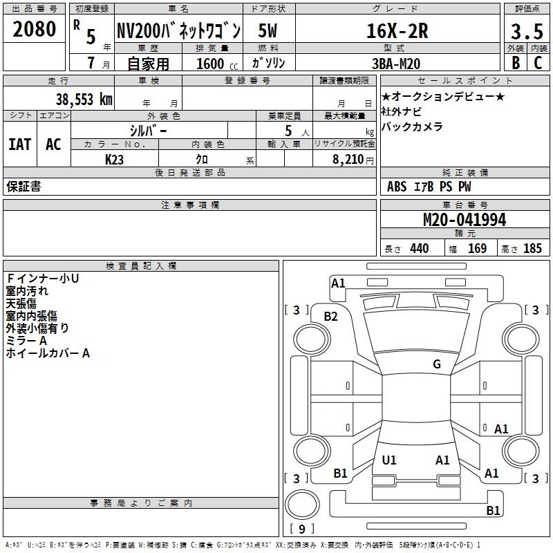 NISSAN NV200