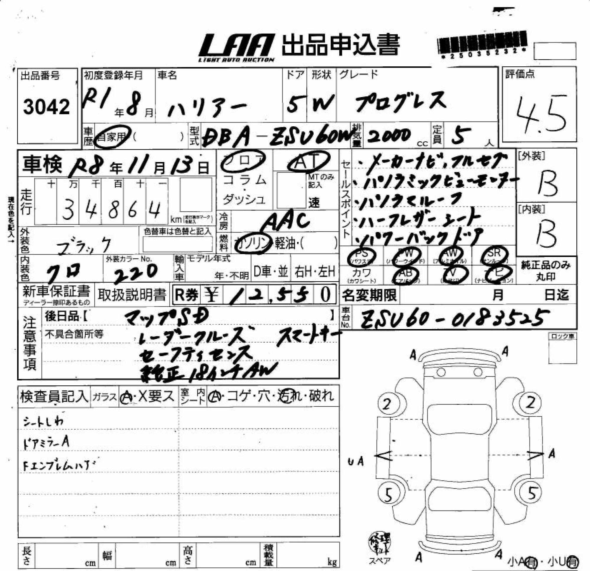 TOYOTA HARRIER