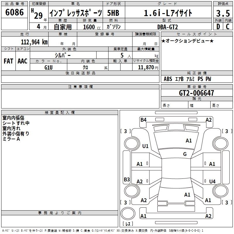 SUBARU IMPREZA