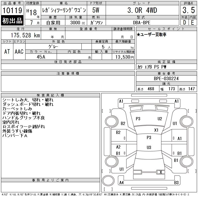 SUBARU LEGACY