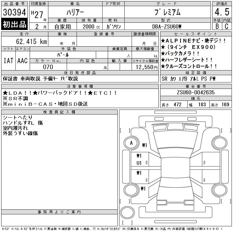 TOYOTA HARRIER