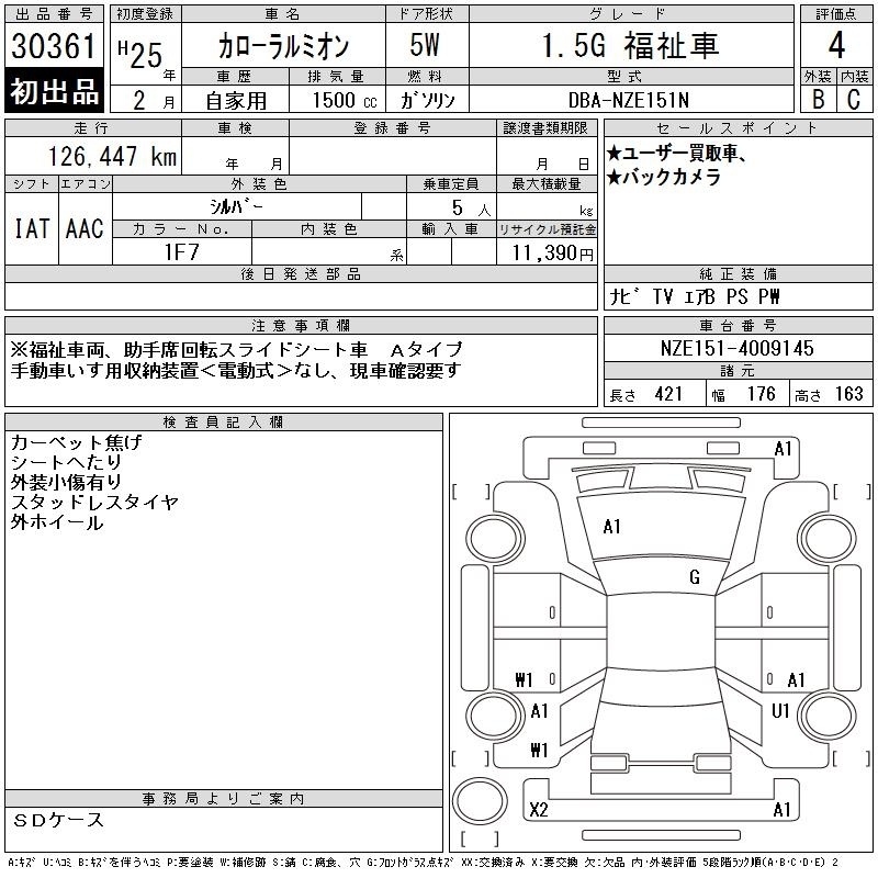TOYOTA COROLLA RUMION