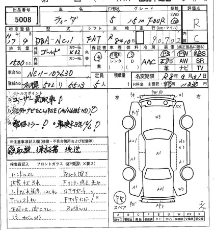 NISSAN TIIDA