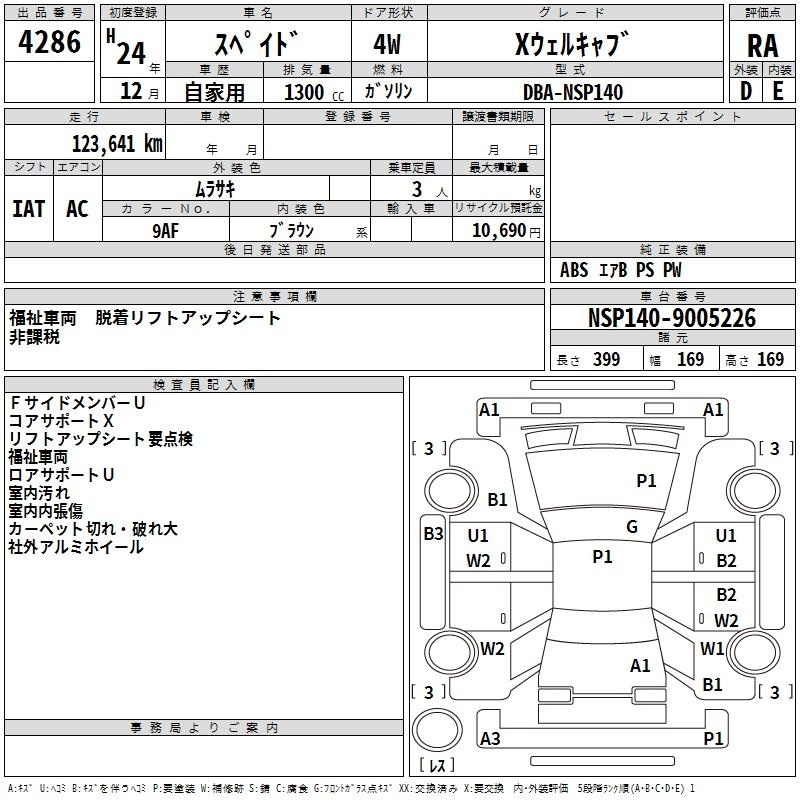 TOYOTA SPADE