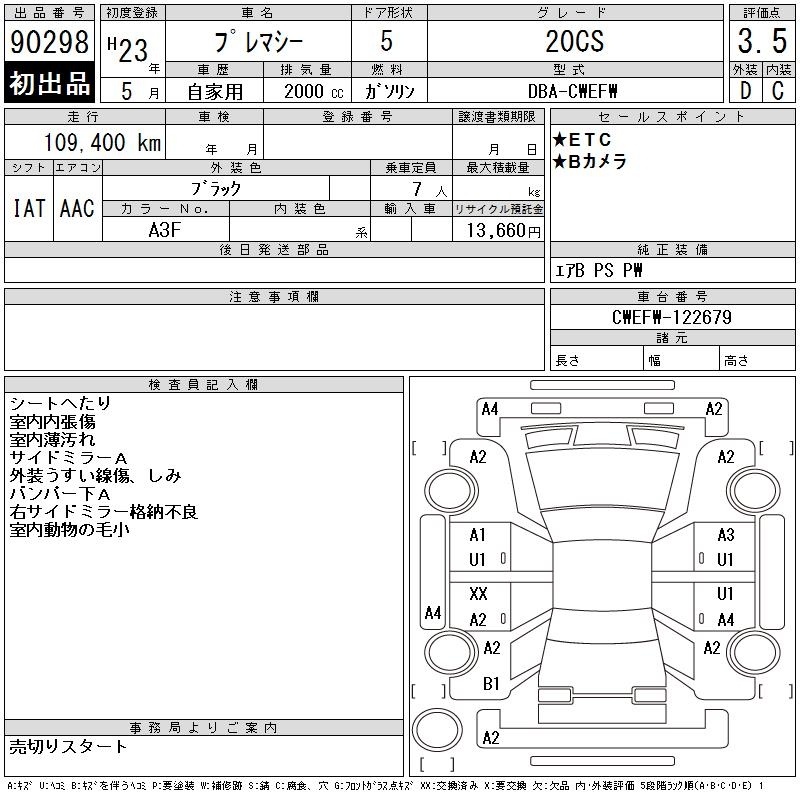 MAZDA PREMACY