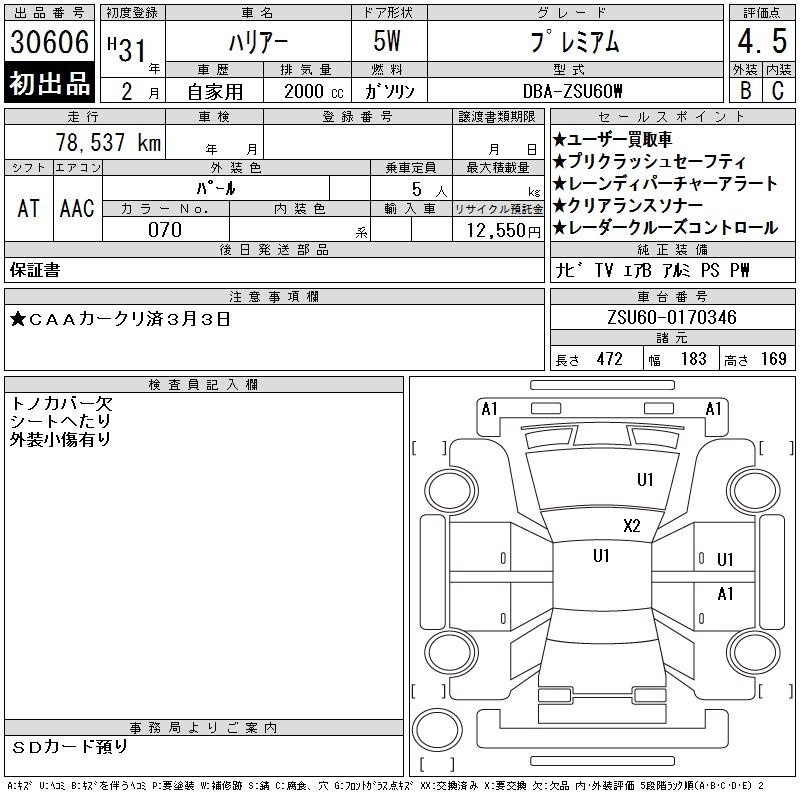 TOYOTA HARRIER