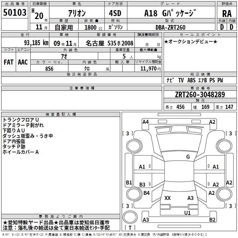 TOYOTA ALLION