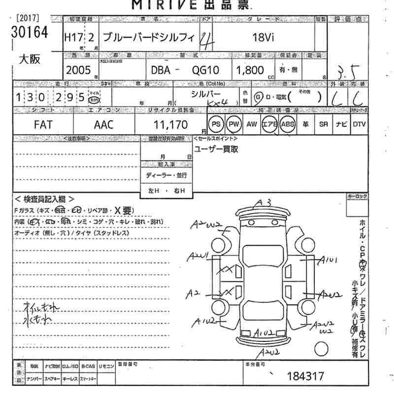 NISSAN BLUEBIRD SYLPHY
