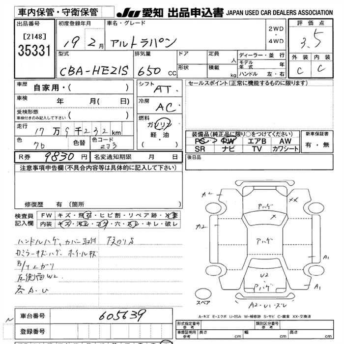 SUZUKI ALTO LAPIN