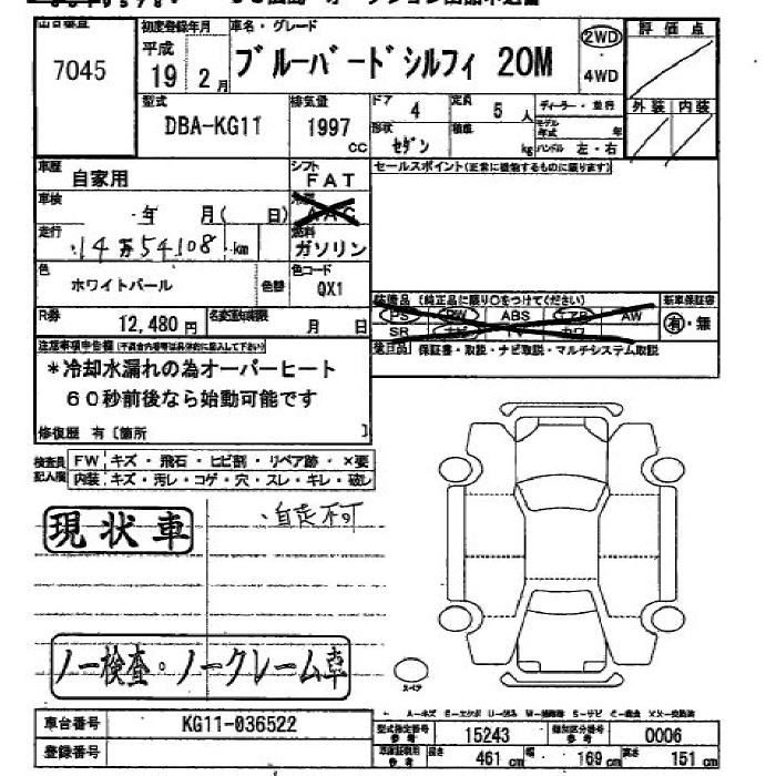 NISSAN BLUEBIRD SYLPHY