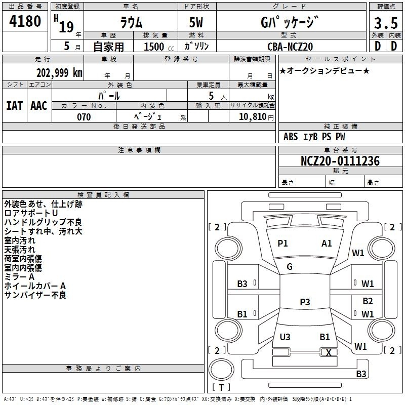 TOYOTA RAUM