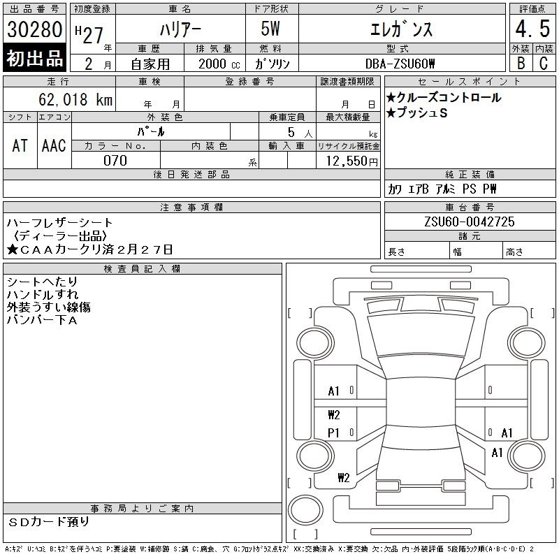TOYOTA HARRIER
