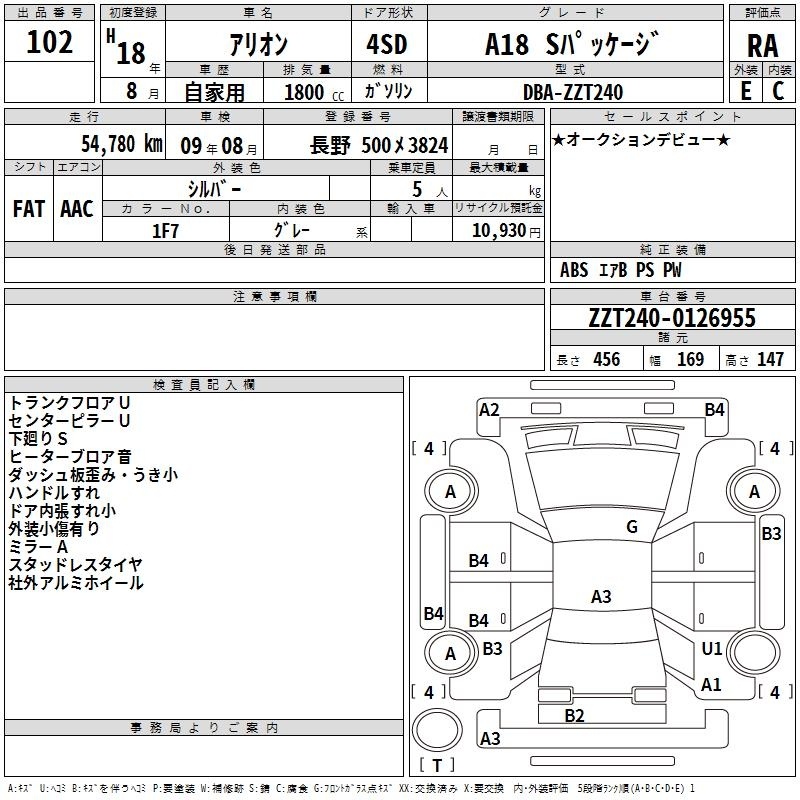 TOYOTA ALLION