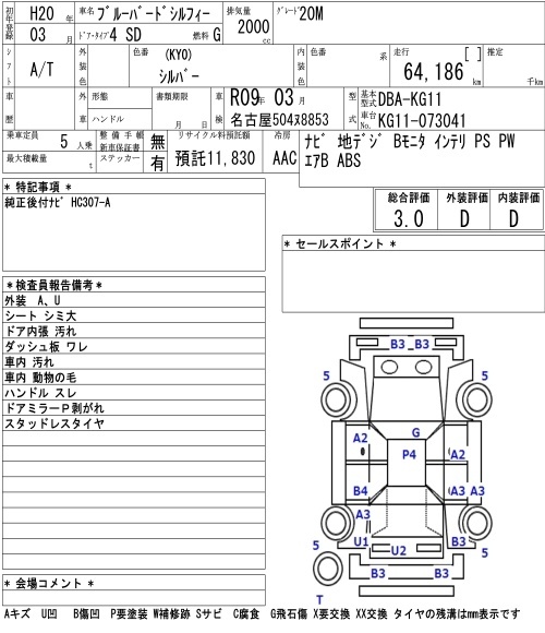 NISSAN BLUEBIRD SYLPHY