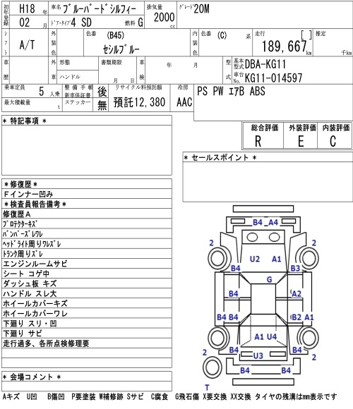 NISSAN BLUEBIRD SYLPHY