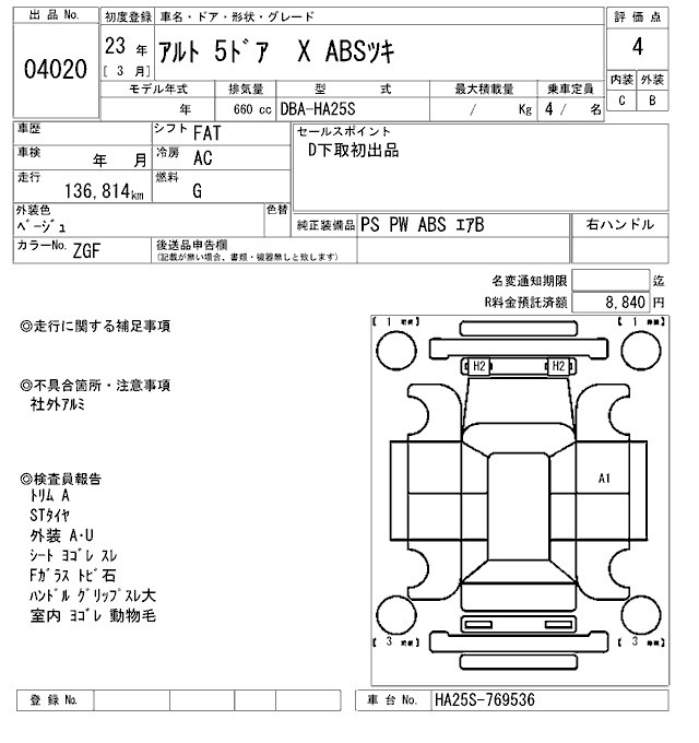 SUZUKI ALTO