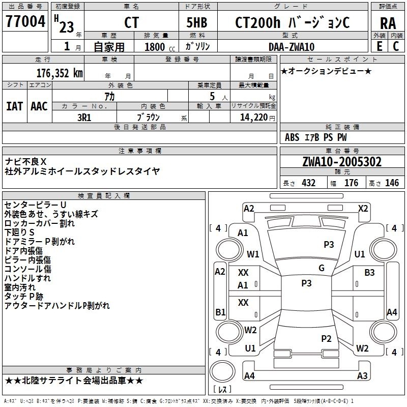LEXUS CT200H