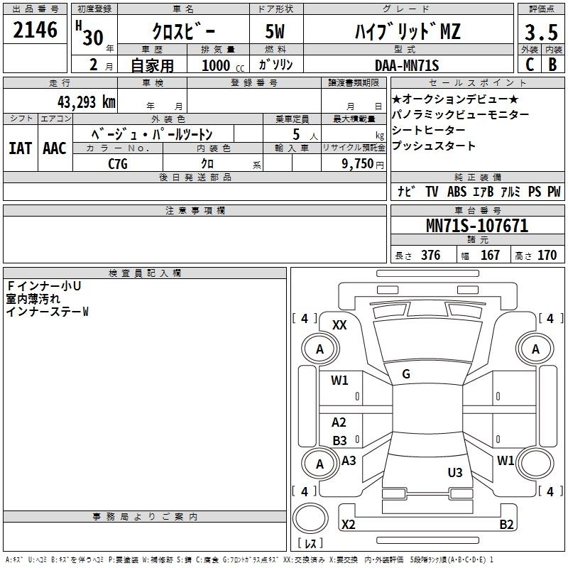SUZUKI XBEE