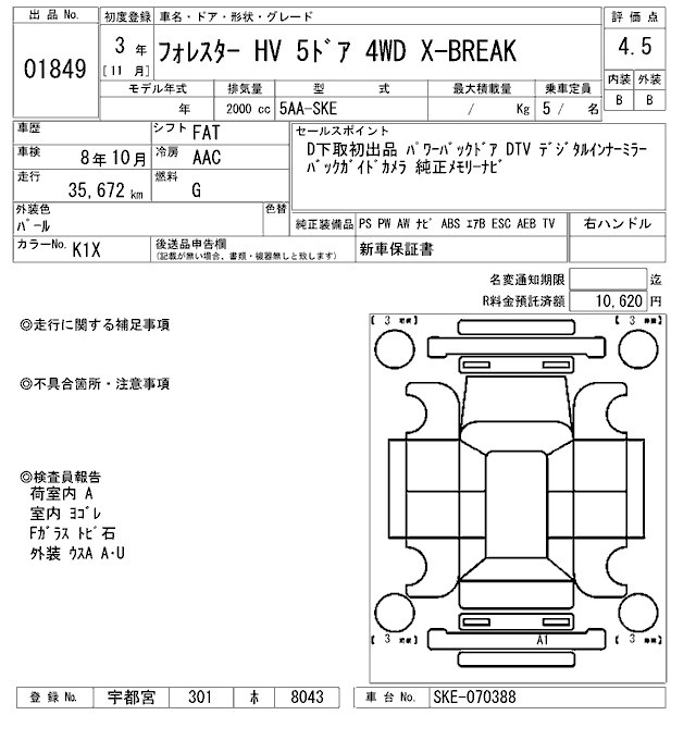 SUBARU FORESTER