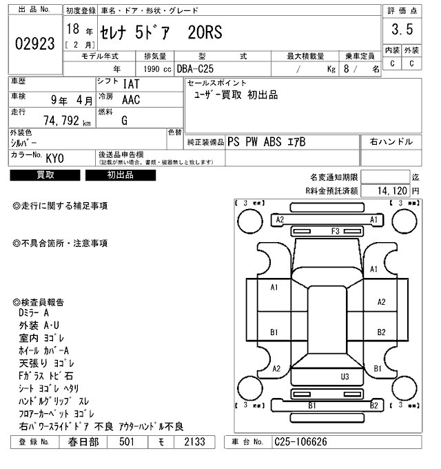 NISSAN SERENA