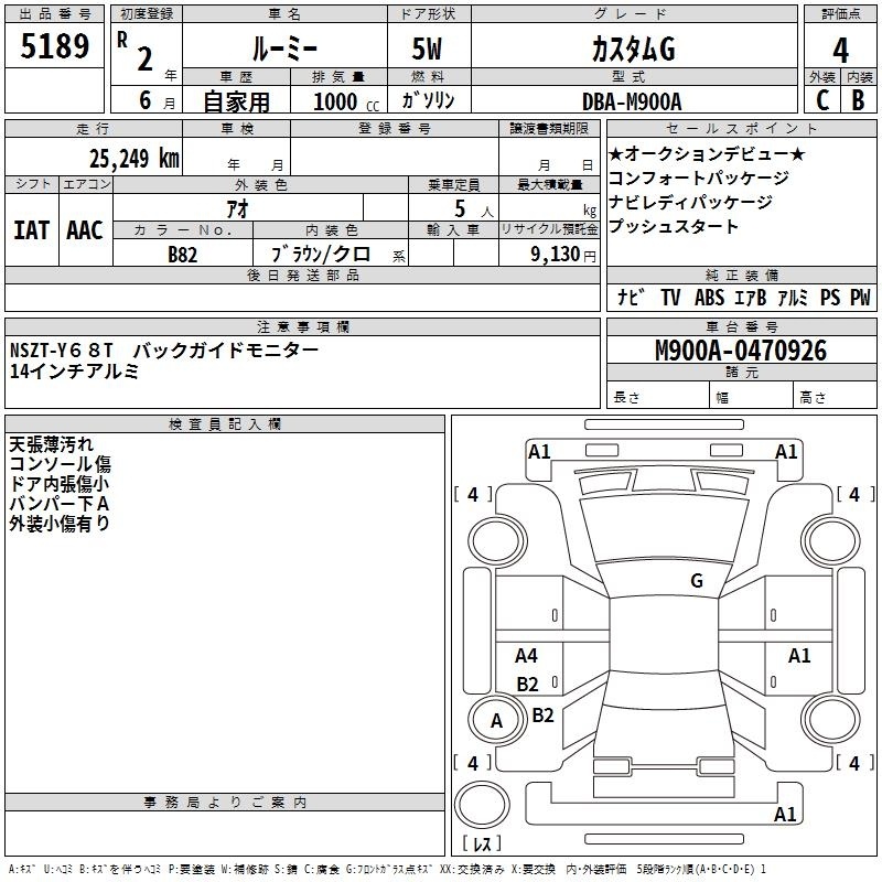 TOYOTA ROOMY