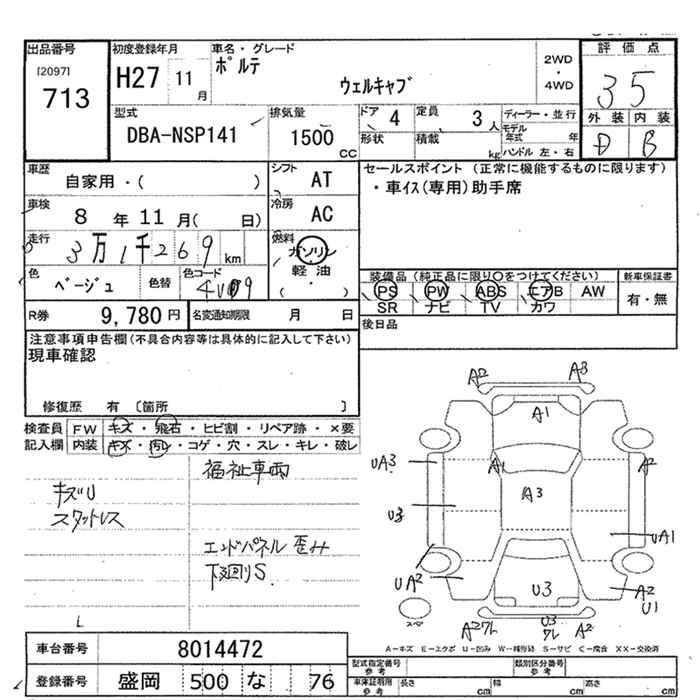 TOYOTA PORTE