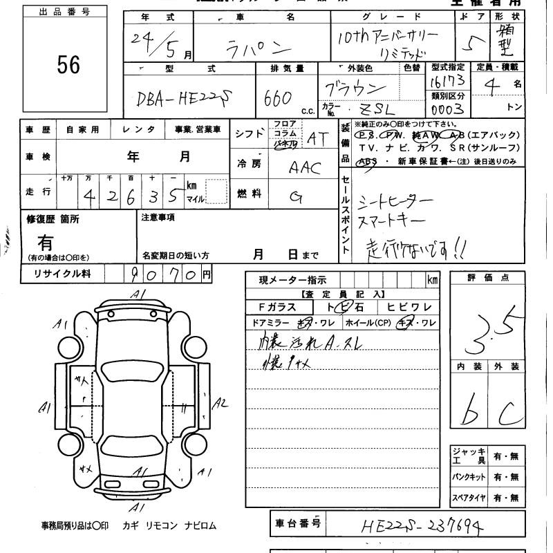 SUZUKI ALTO LAPIN
