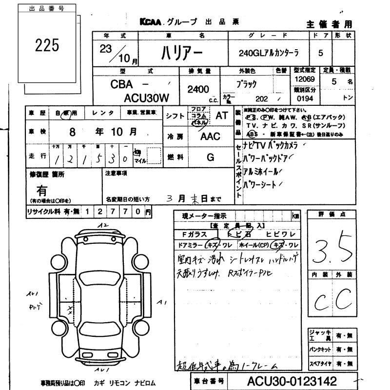 TOYOTA HARRIER