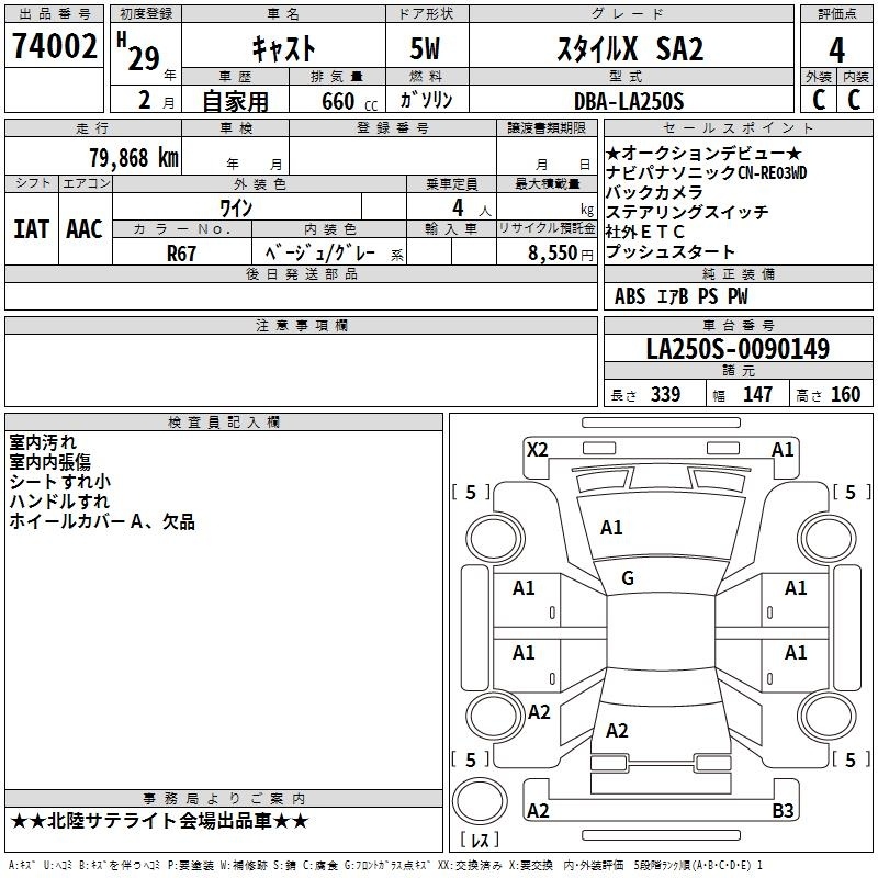 DAIHATSU CAST