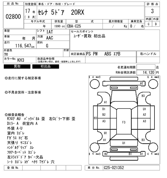 NISSAN SERENA