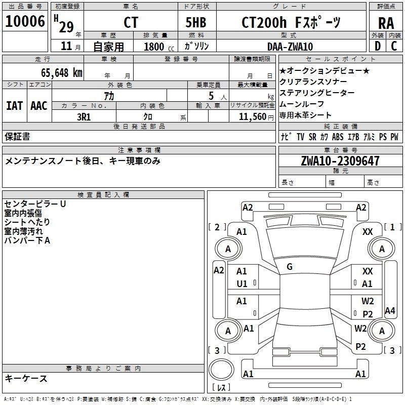 LEXUS CT200H