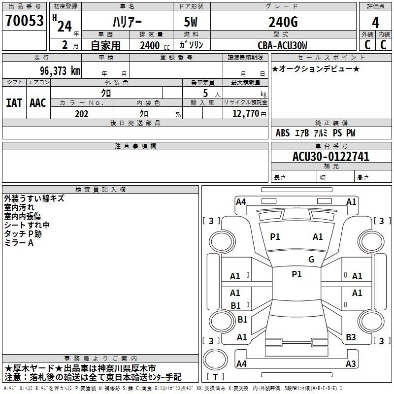 TOYOTA HARRIER