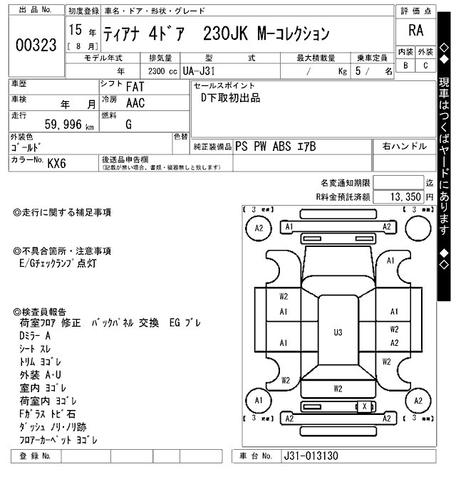 NISSAN TEANA