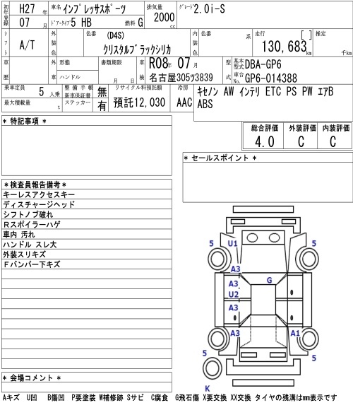 SUBARU IMPREZA