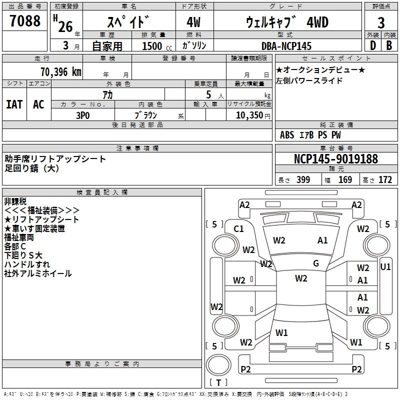 TOYOTA SPADE