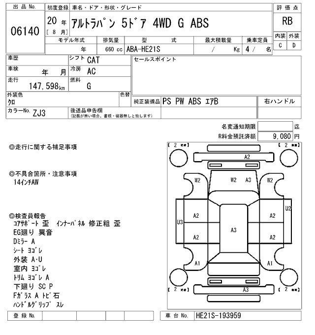 SUZUKI ALTO LAPIN