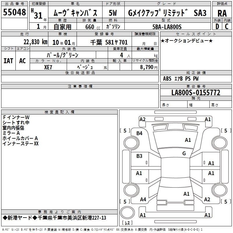 DAIHATSU MOVE CANBUS