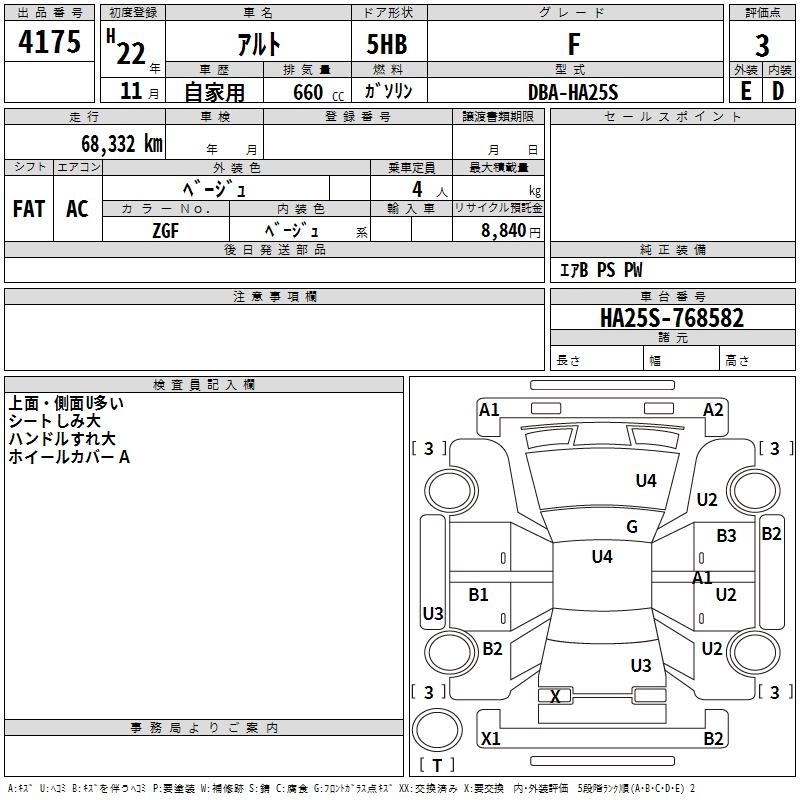 SUZUKI ALTO