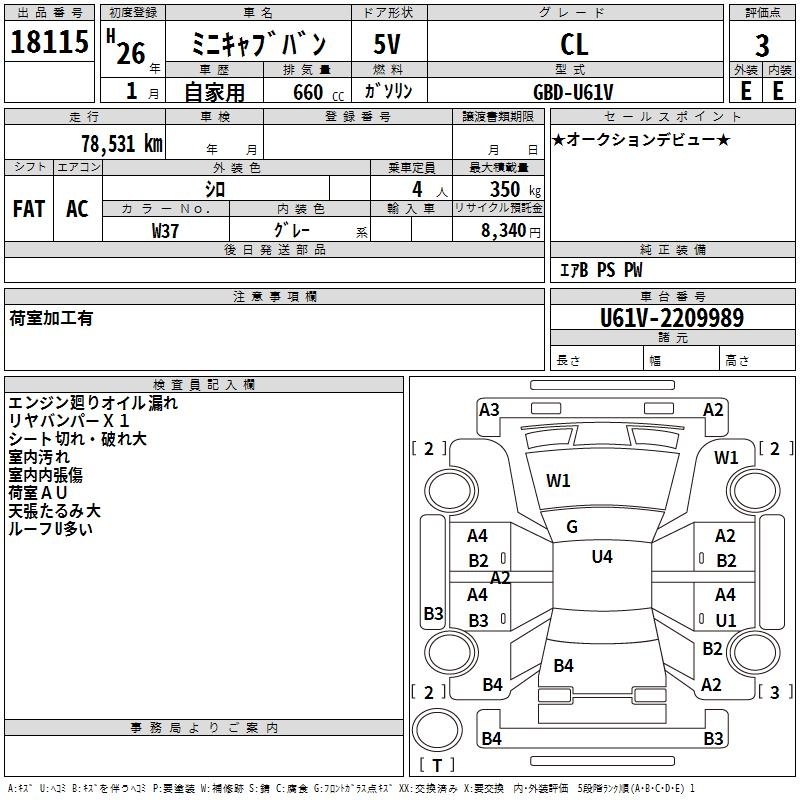 MITSUBISHI MINICAB